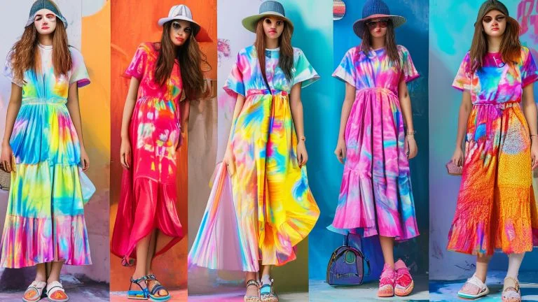 Vestidos Shein com Estampas Tie-Dye: Moda Vintage e Acessível em Alta